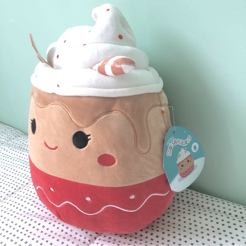 SOLD Ginger Rare Special Edition Gingerbread Latte Christmas Squishmallow 11” - Picture 2 of 9